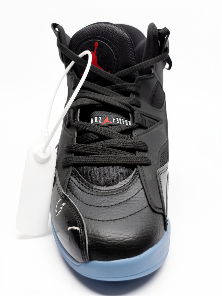 NIKE JORDAN NEGRO SUELA AZUL ROJO #7