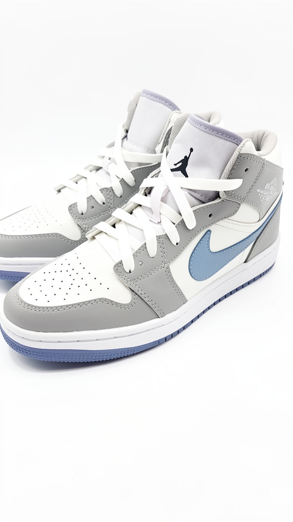 NIKE JORDAN GRIS BLANCO CIELO #5