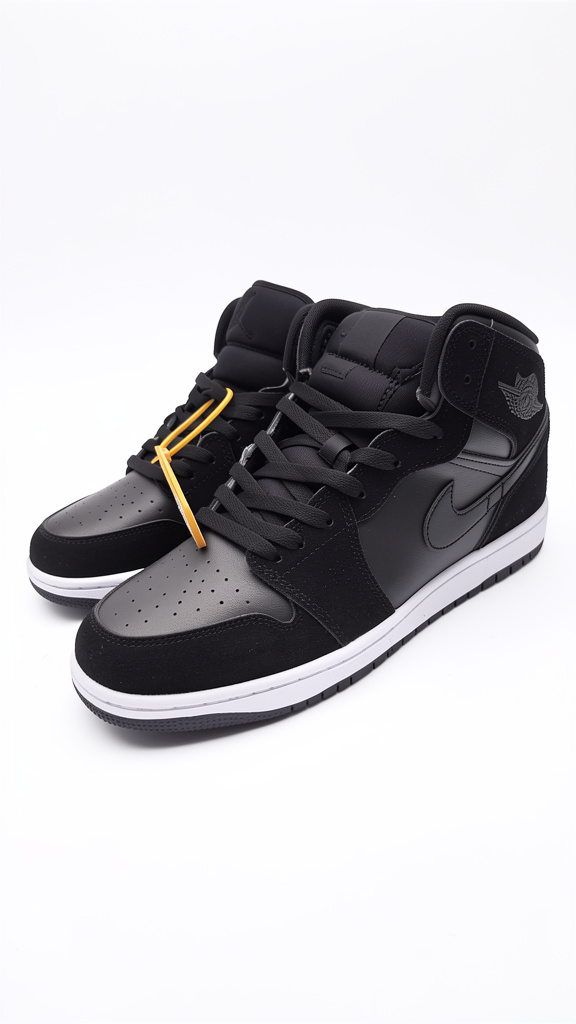 JORDAN NEGRO GAMUZA #6