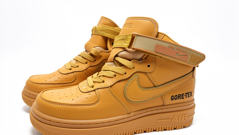 BOTA NIKE AIR CORTE TEX MOSTAZA #6.5