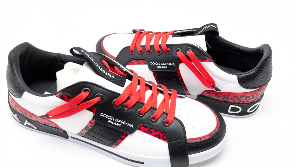 DOLCE & GABBANA BLANCO NEGRO ROJO #7.5