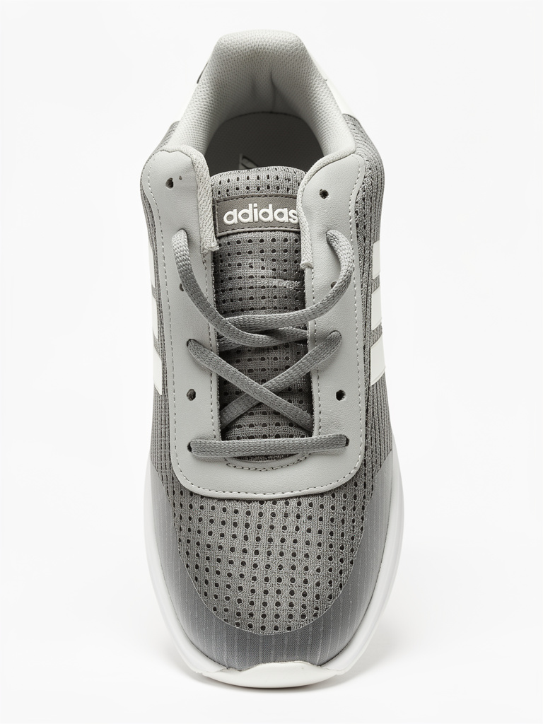ADIDAS GRIS CON BLANCO #6.5