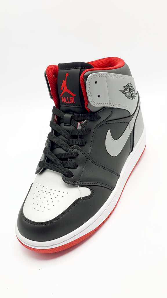 NIKE JORDAN NEGRO CON BLANCO #6.5