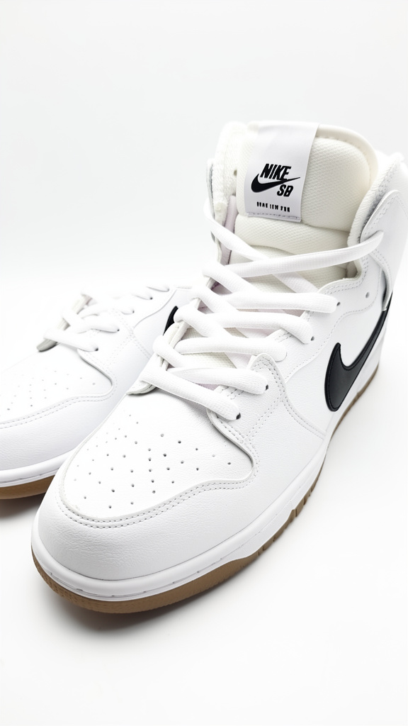 NIKE DUNK BOTA BLANCO/NEGRO #8.5