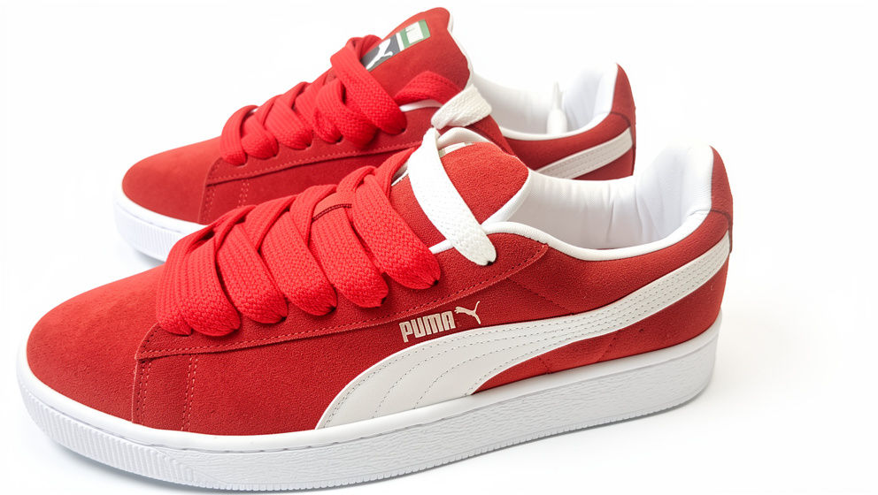 PUMA  ROJO CON BLANCO #6