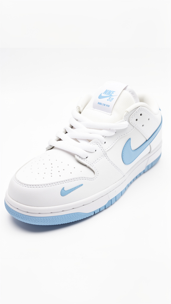 NIKE DUNK BLANCO/AZUL #4