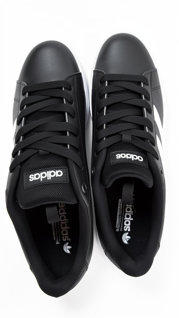 ADIDAS NEGRO BLANCO 00087 #5.5