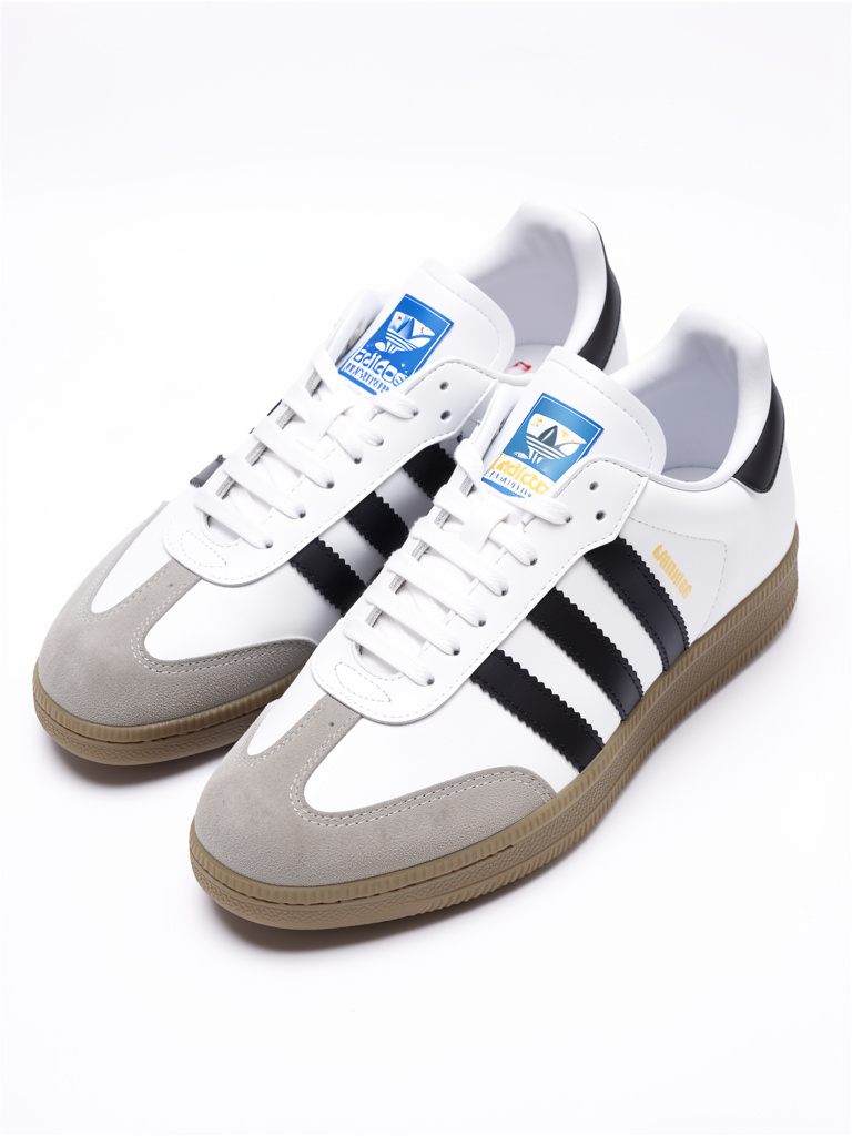 ADIDAS SAMBA BLANCO NEGRO GRIS