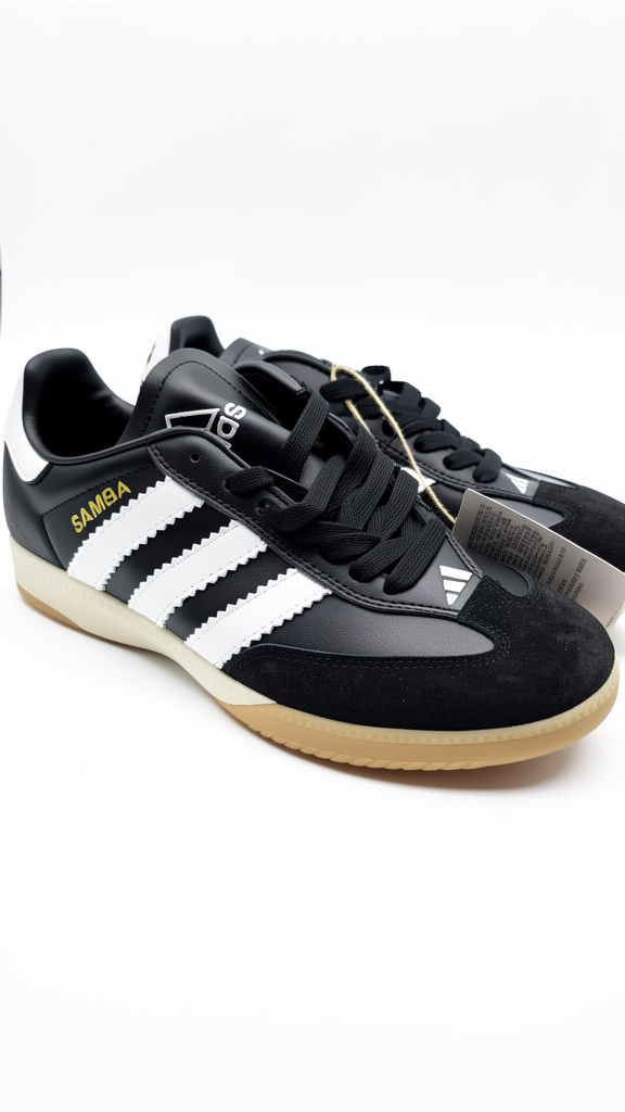 ADIDAS SAMBA NEGROS/BLANCO US#7