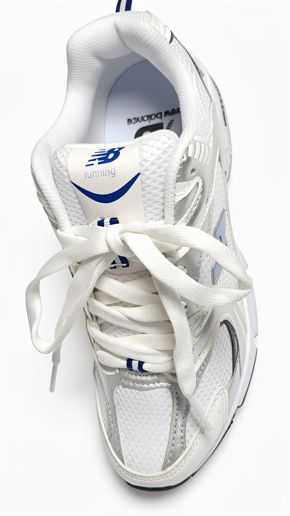 NEW BALANCE RUNNING BLANCO PLATA #4