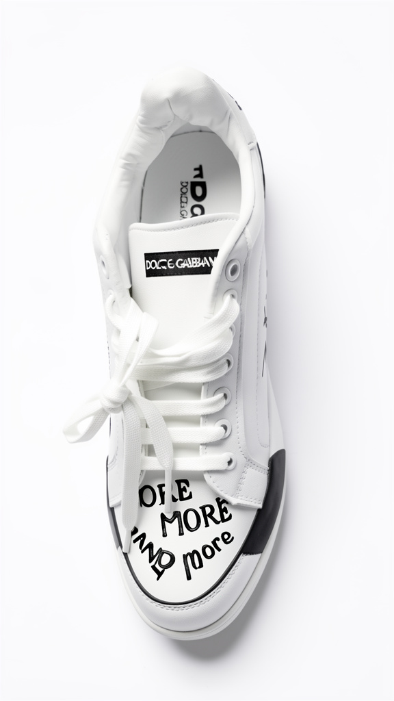 DOLCE & GABBANA BLANCO NEGRO LETRAS #6