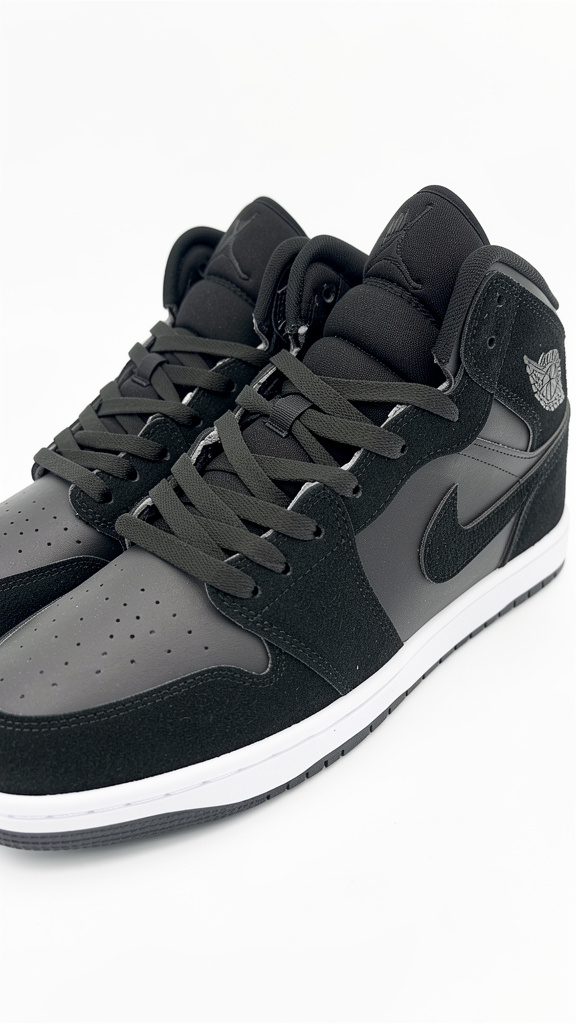 NIKE RETRO MID 1 FRANCIA NEGRO GAMUZA  #7