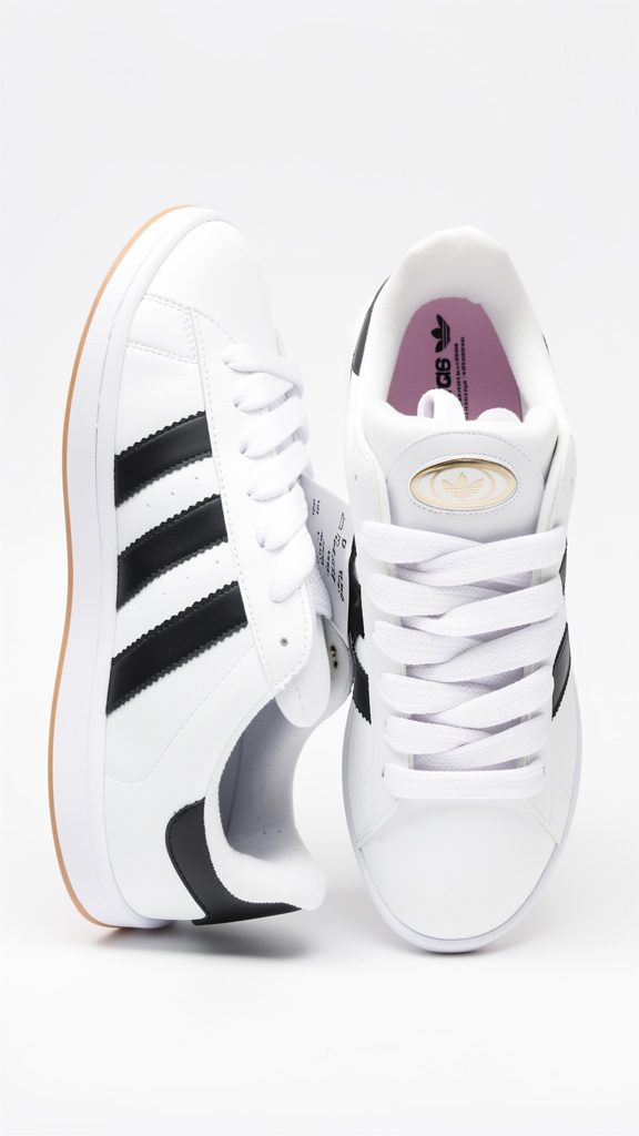 ADIDAS CAMPUS BLANCO/NEGRO #8