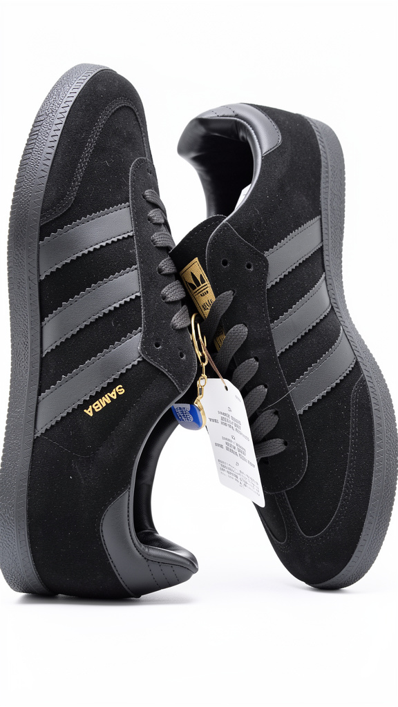 ADIDAS SAMBA TRIPLE BLACK #7.5