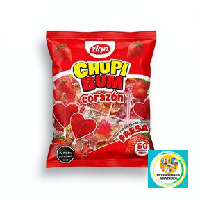 Chupeta Chupi Bum corazón