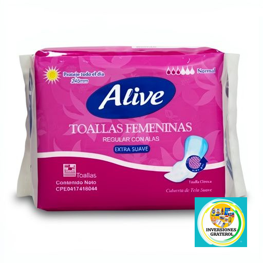 Toallas alive detallada