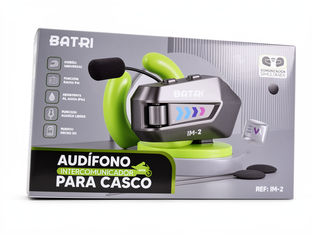 Audifono inter comunicador para casco