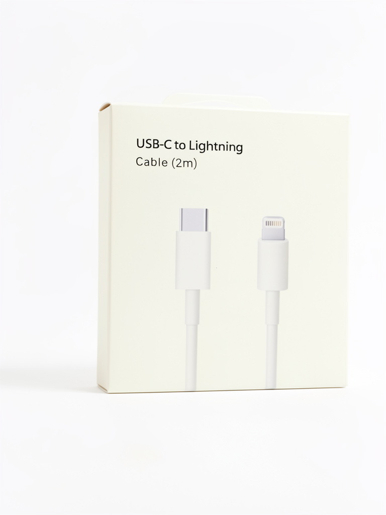 Cargador USB lightning 2m