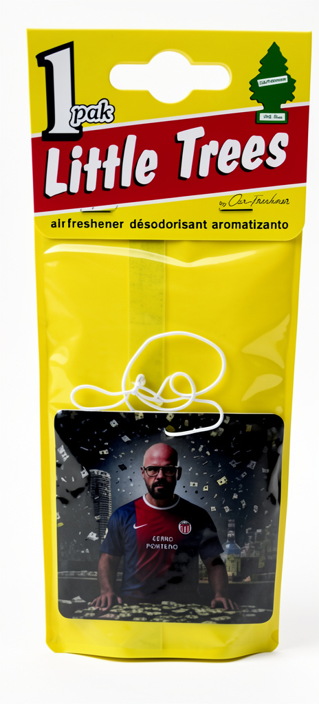 - Aromatizante Hoja Remera Cerro Porteño *2968
