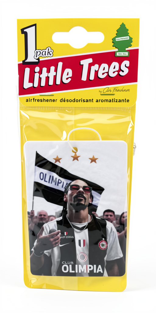 - Aromatizante Hoja Remera Olimpia *2967