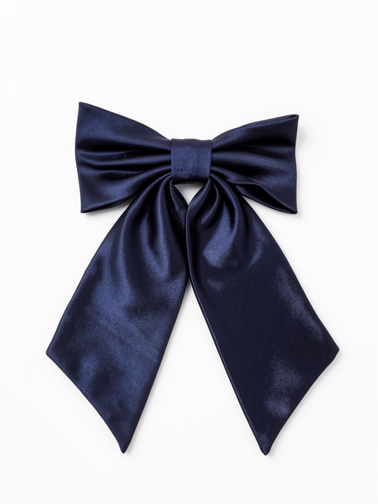 Lazo satin azul marino