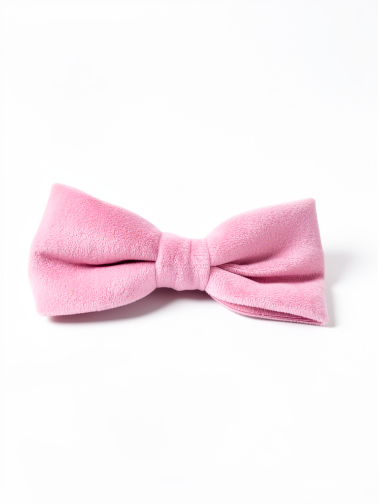 Mini lazo terciopelo rosado