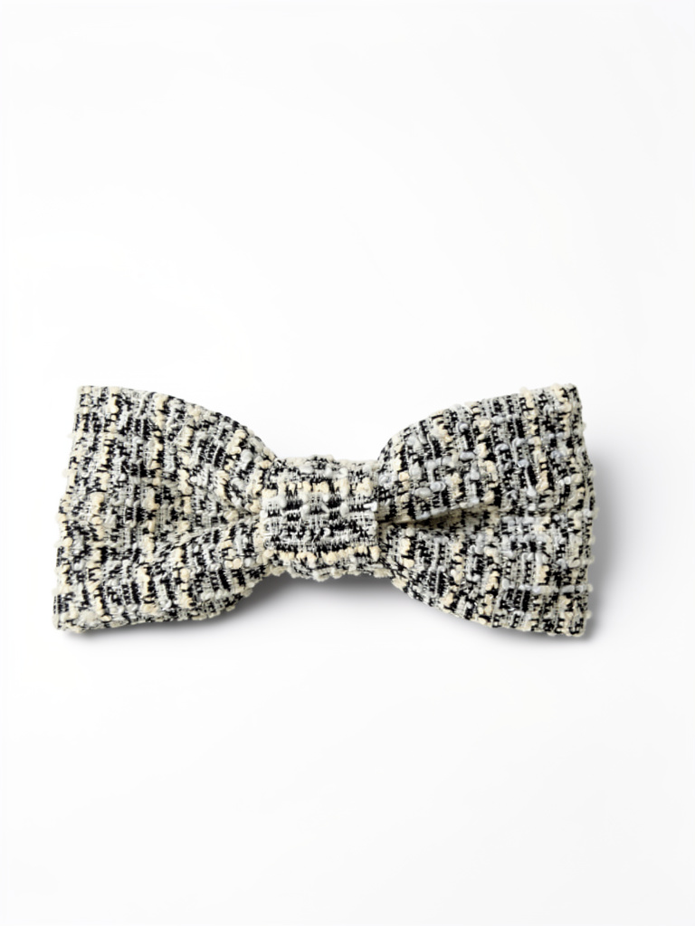 Mini lazo tweed estilo chanel
