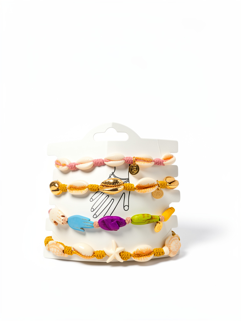 Set de pulseras playeras