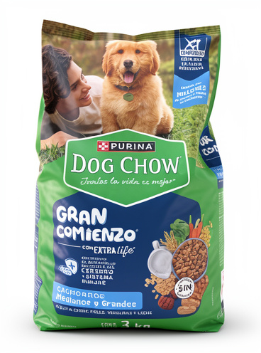 DOG CHOW CACHORRO RAZA MEDIANA Y GRANDE 15K