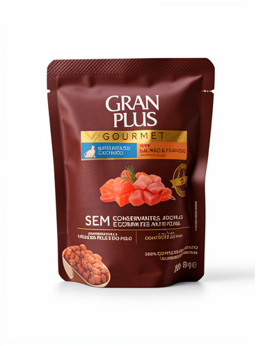 gran plus gourmet gato castrado 85gr salmon y pollo