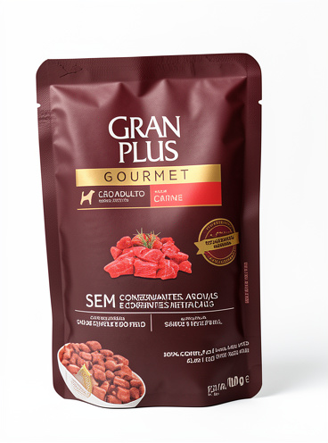 gran plus gourmet carne 100 gr perro