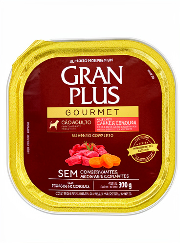 gran plus pate perro de carne