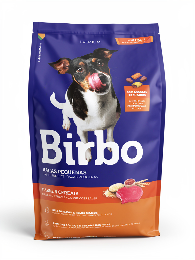 Birbo perro raza peq. 1k carne y cereal