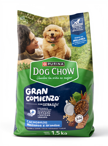 DOG CHOW CACHORRO MEDIANO Y GRANDE 1.5k