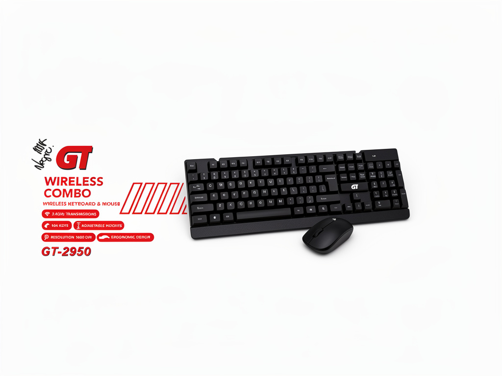 TECLADO 2 EN 1 INALÁMBRICO GT2950