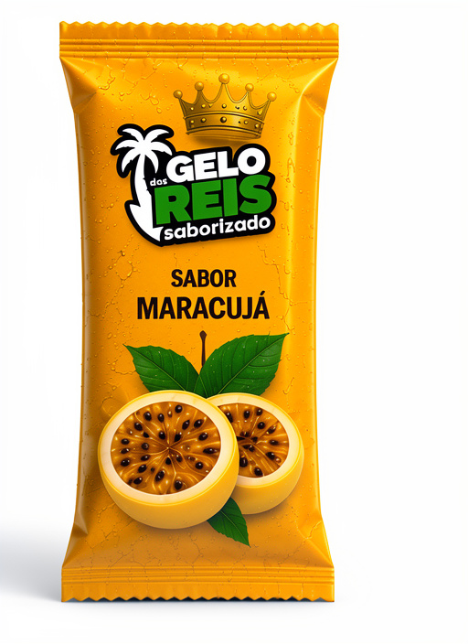 Gelo Saborizado sabor Maracujá