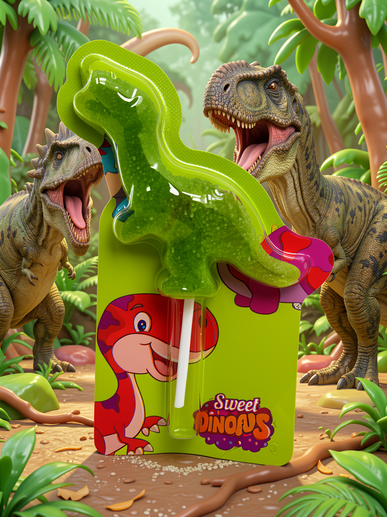 Sweet Dinosaurs paleta verde