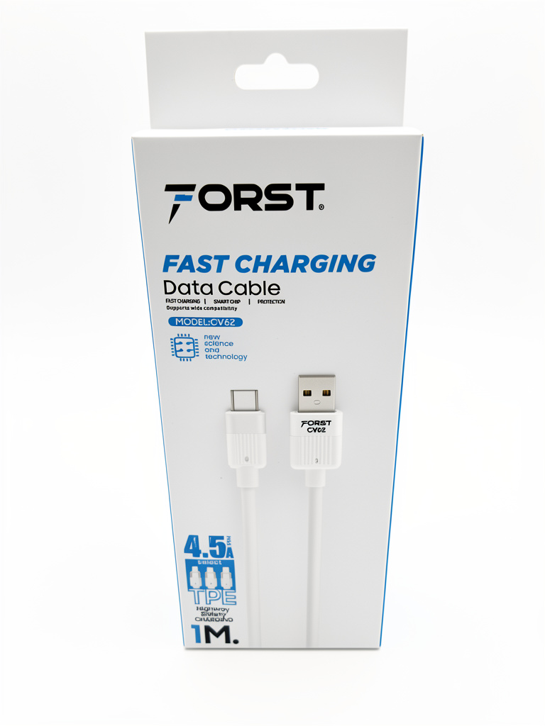 FORST cable carga rapida blanco Tipo c