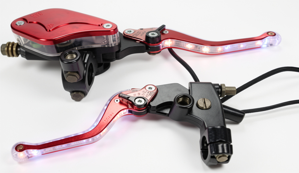 Bomba de freno+ manija embrague c/base luz led