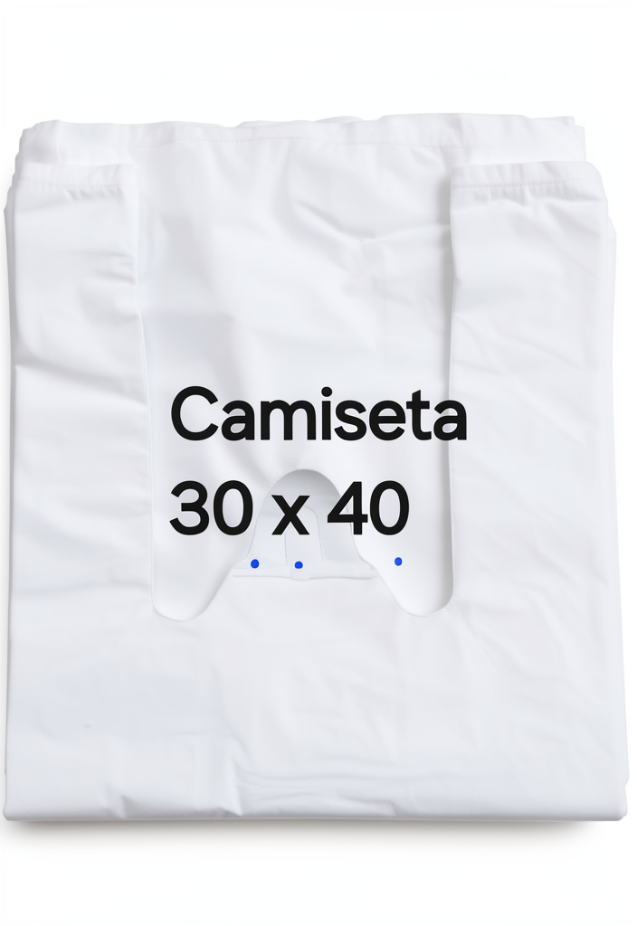 Camiseta blanca 30x40