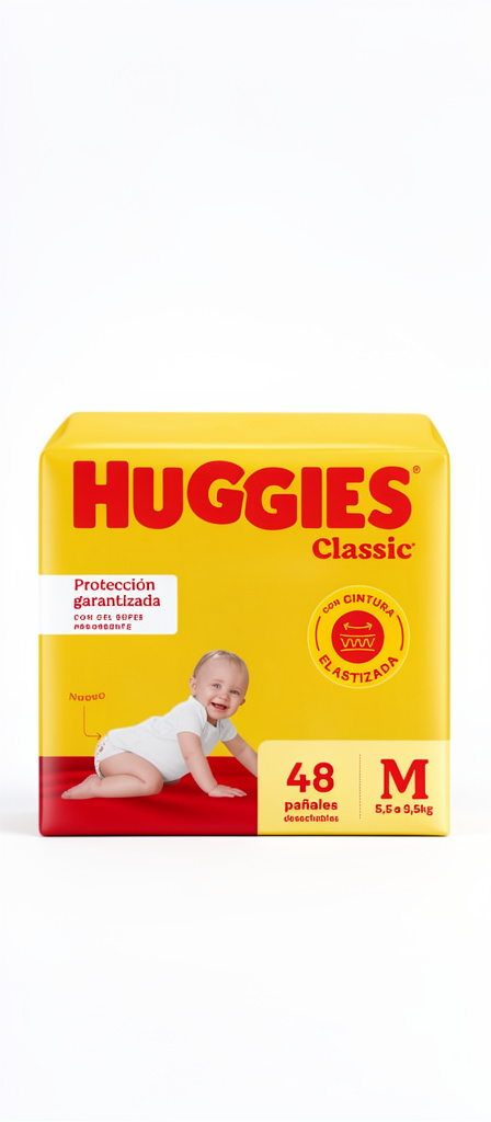 Huggies Classic x48 pañales