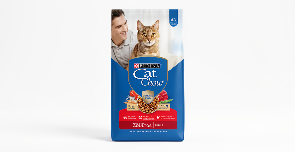 Cat chow carne gato adulto 8kg