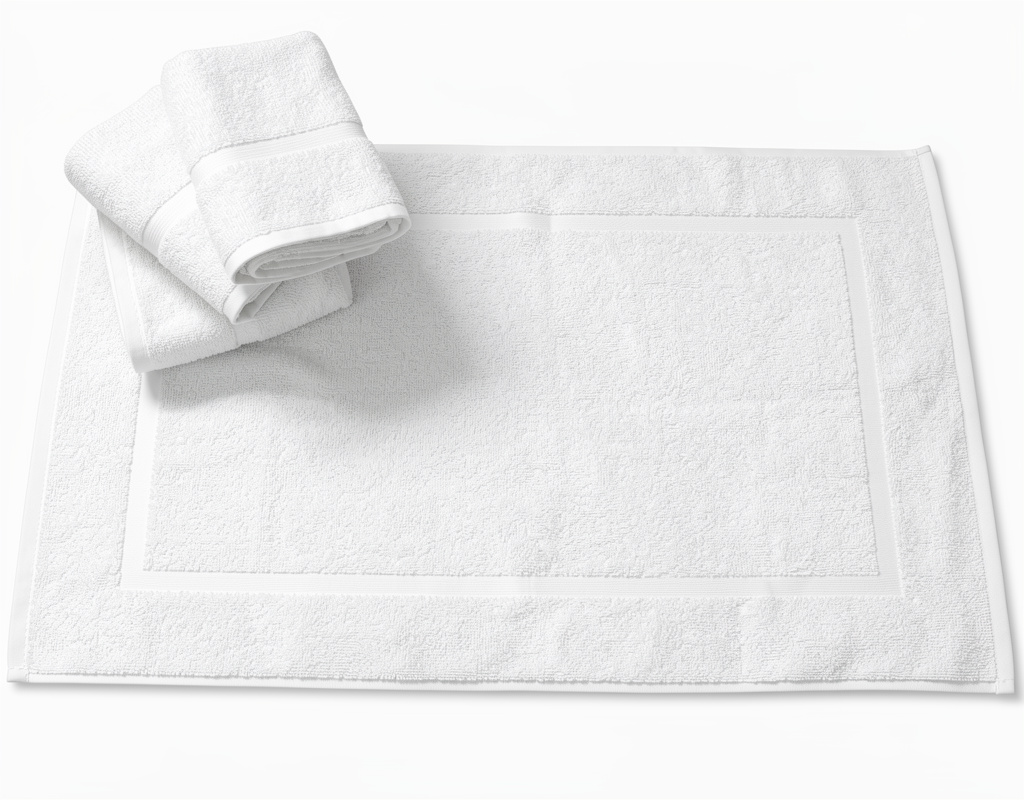 Tapetes de baño Tipo Toallas 600 Gramos Blanco