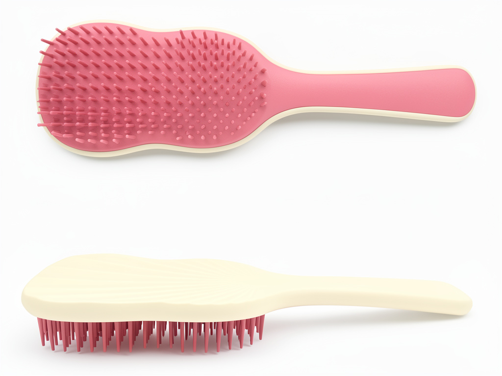 Cepillo desenredante rosa