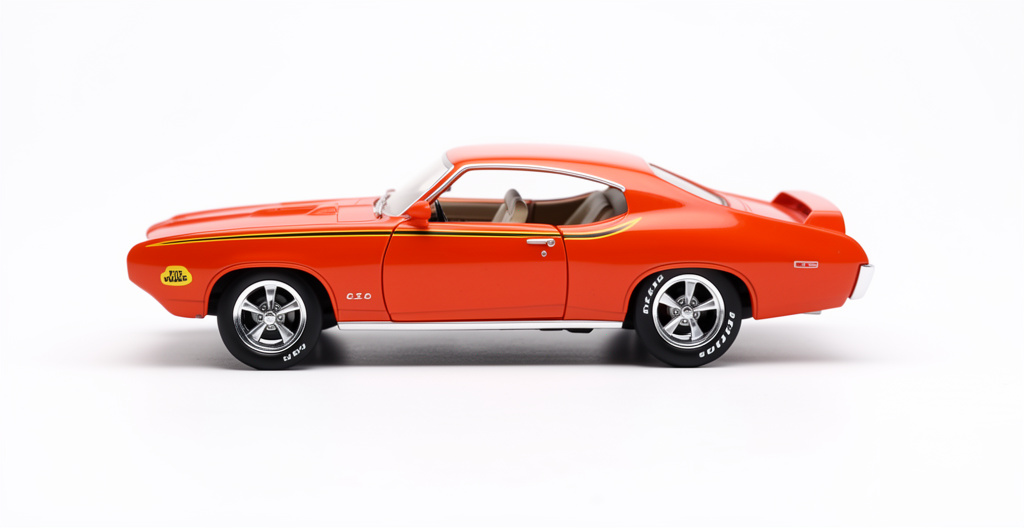 1969 Pontiac Gto Judge 1/24 Motor Max Diecast