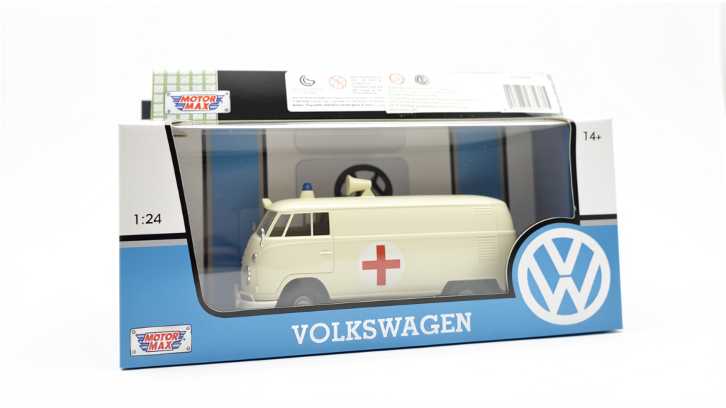Volkswagen Type 2 Combi Ambulancia Escala 1:24 Motormax