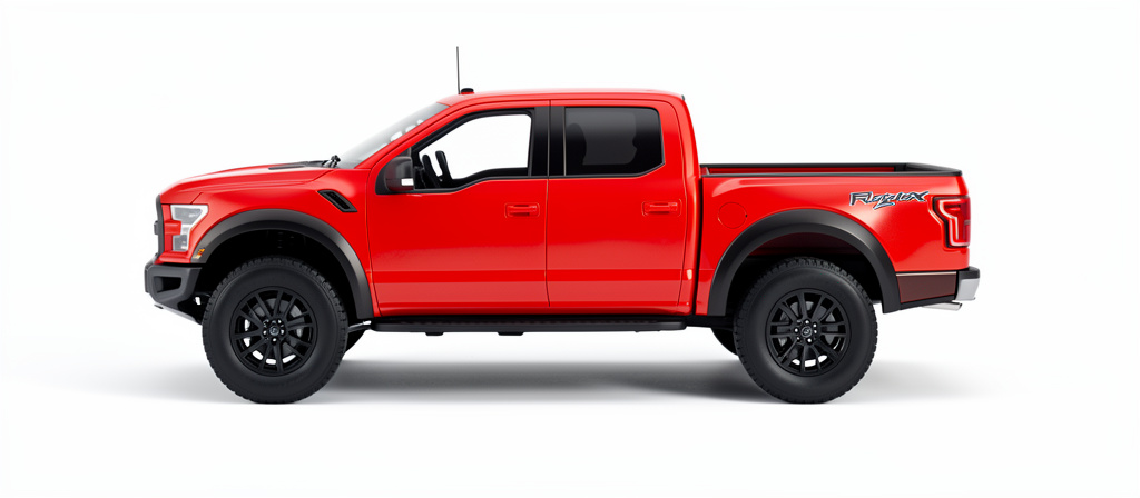 Ford F-150 Raptor 2017 Escala 1:27 Motormax Rojo