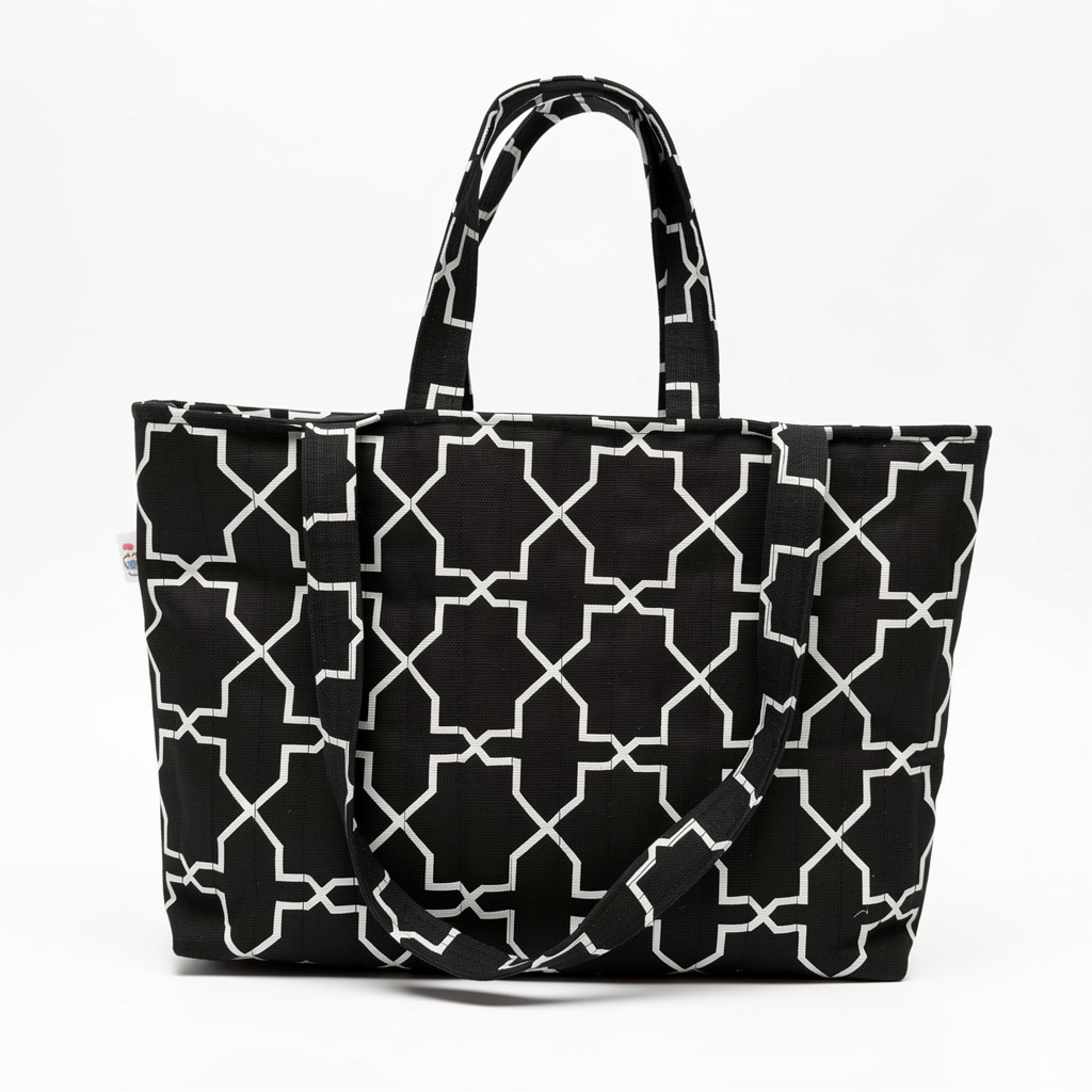 Dark Night - Zipper Tote Bag