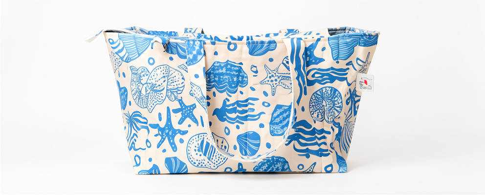 Beach Club - Zipper Tote