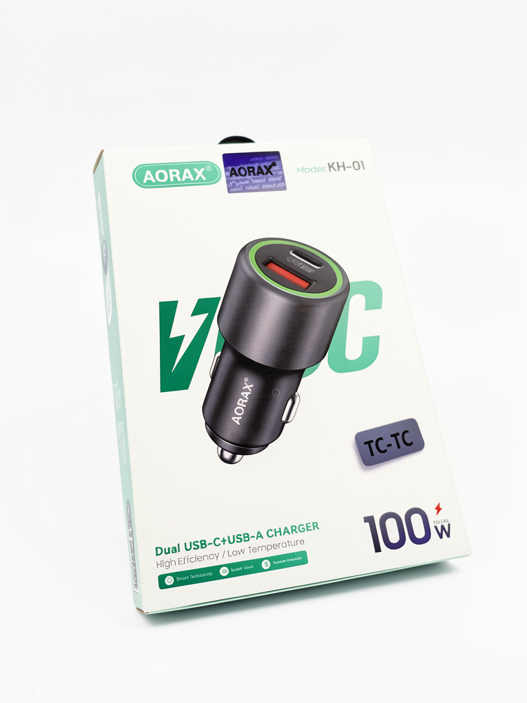 CARGADOR CARRO AORAX 100W